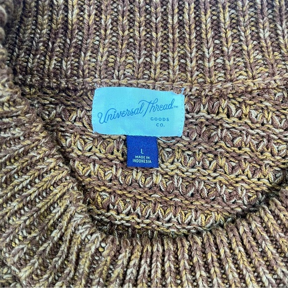 ♠️Universal Thread Rust Cable Knit Chunky Sweater | Size Large | Cozy essential - Picture 4 of 5